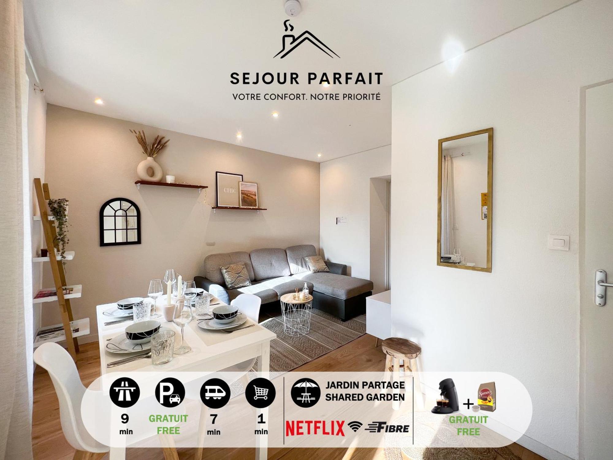 Appart'Hotel Le Tilleul - Netflix, Jardin Et Fibre Optique Бельфор Екстер'єр фото